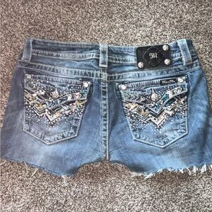 Miss Me Embellished Denim Shorts